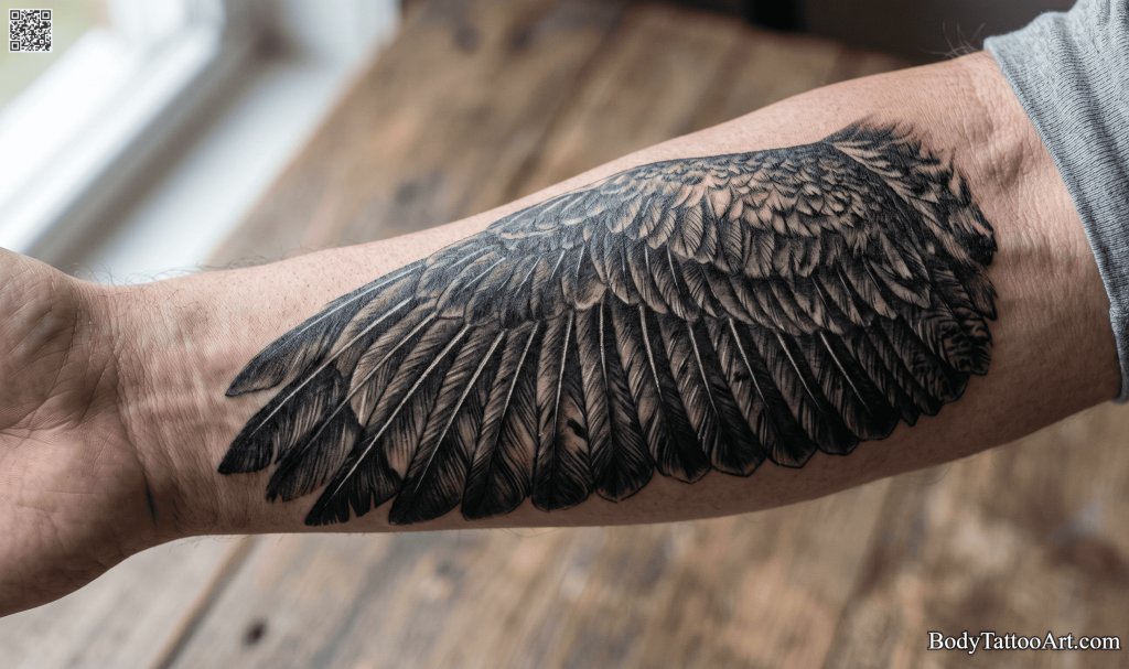 Black and grey realism Owl Tattoos