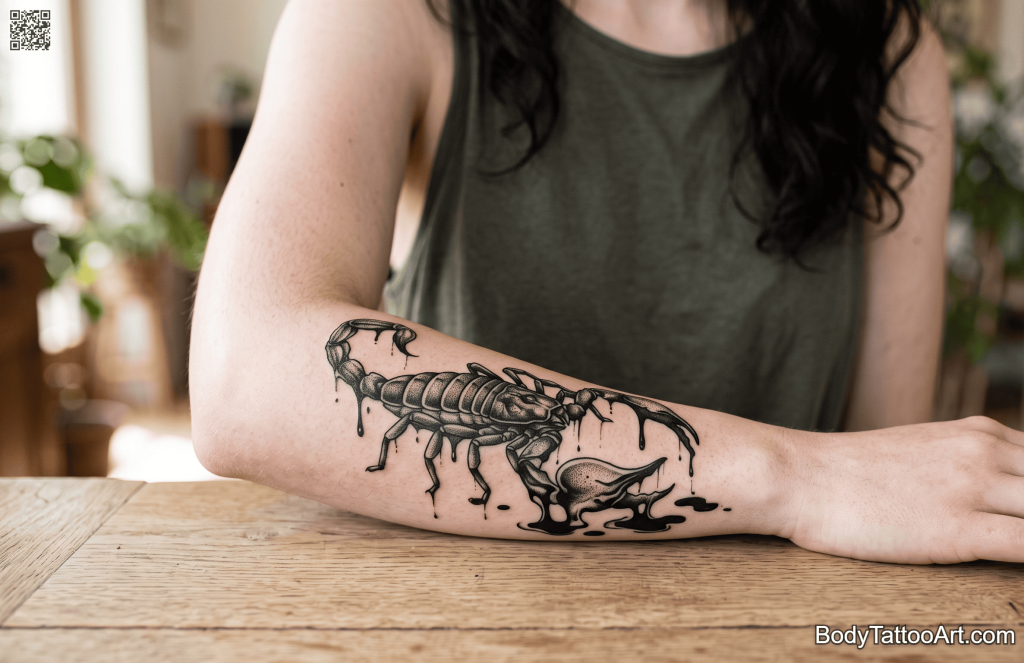  Surrealist / dark art Scorpion Tattoos
