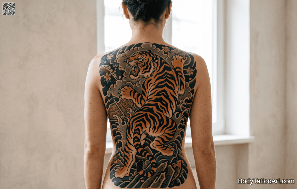 traditional Tiger Tattoos