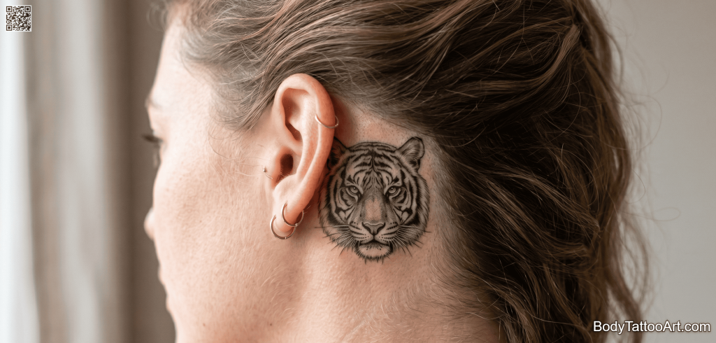 Micro realism Tiger Tattoos