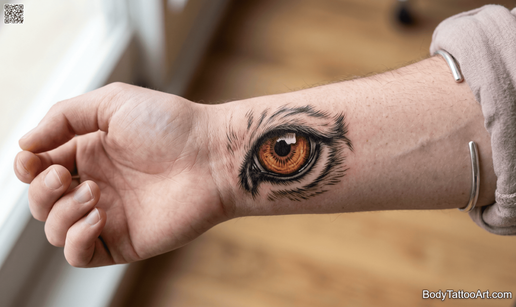 Fine line realism Tiger Tattoos
