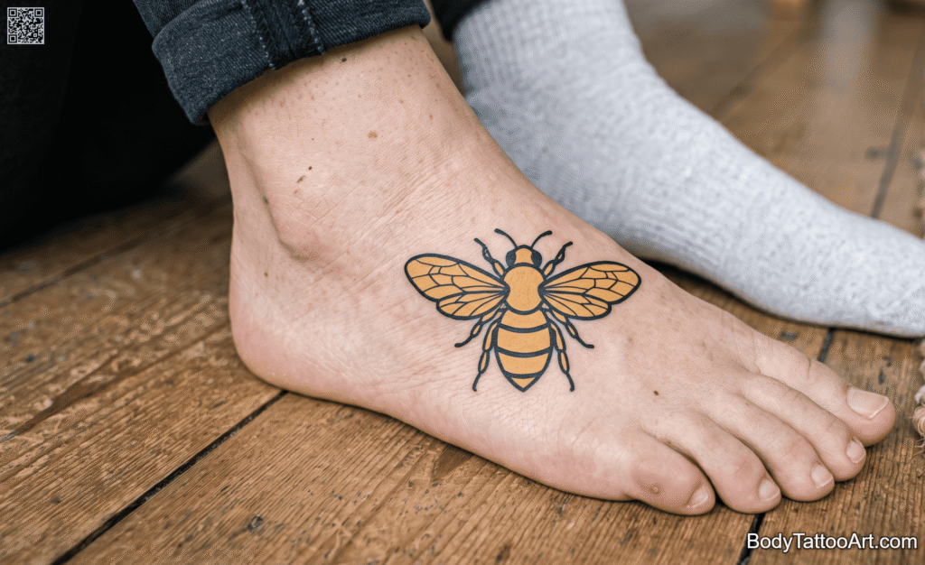 The Flat Stencil Bee