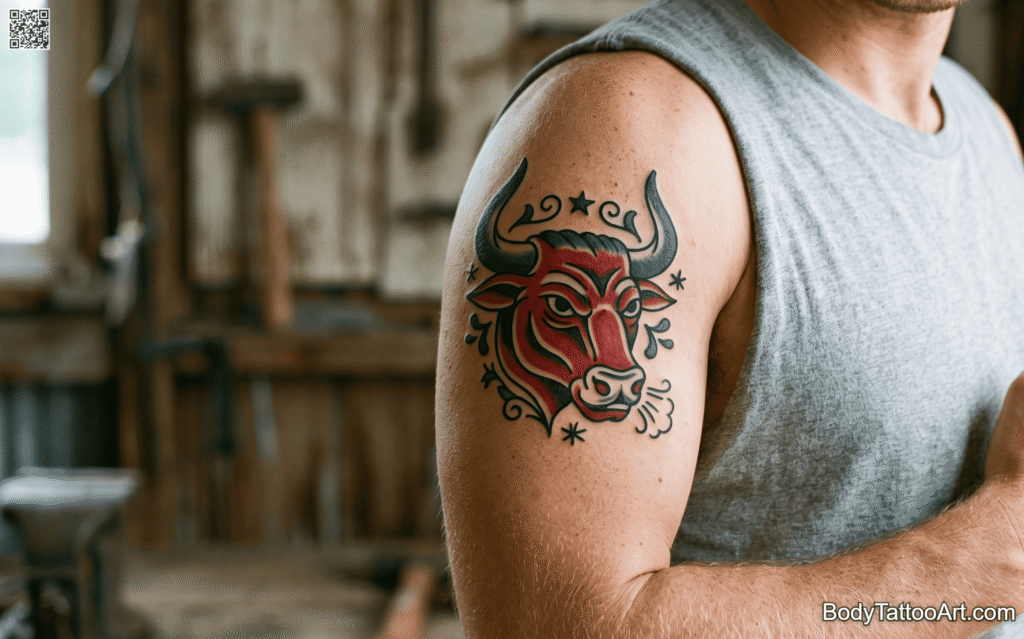 Sailor Jerry Bull Tattoos