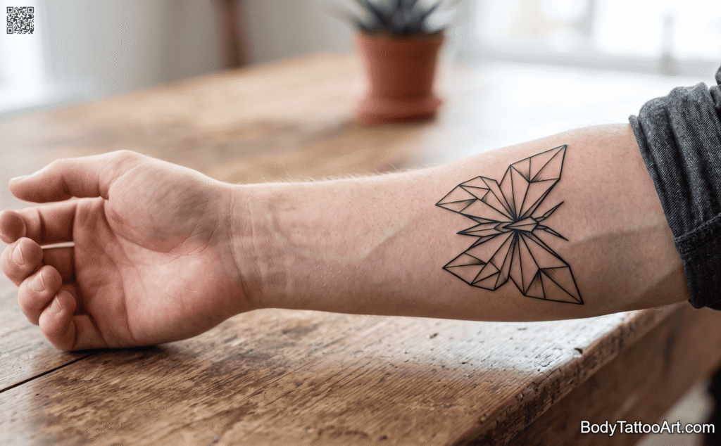  The Origami-Fold Butterfly Tattoos