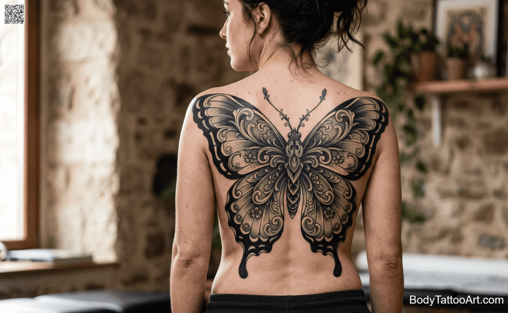 The Large Ornamental Back Piece