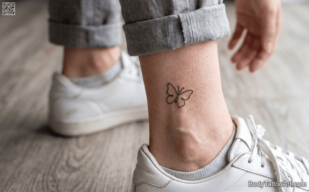 Kawaii / cartoon Butterfly Tattoos