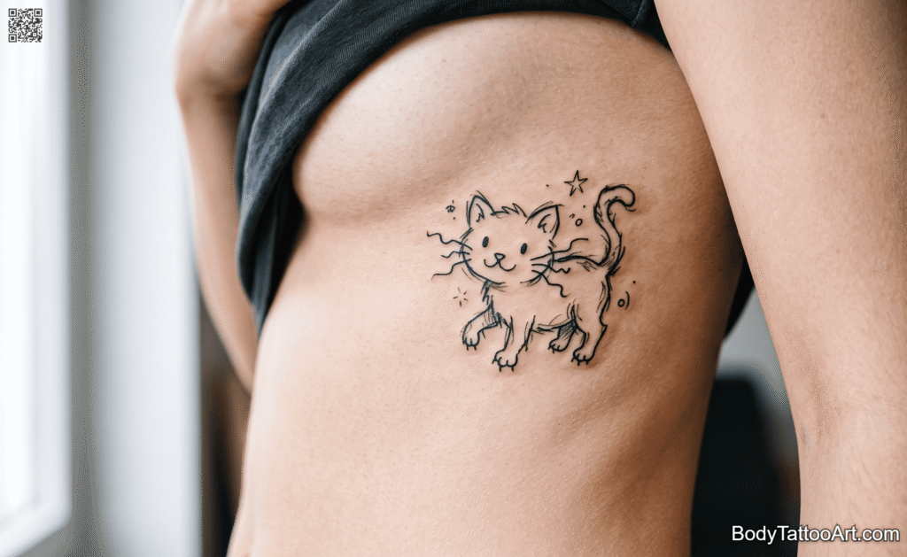Doodle Cat Tattoos