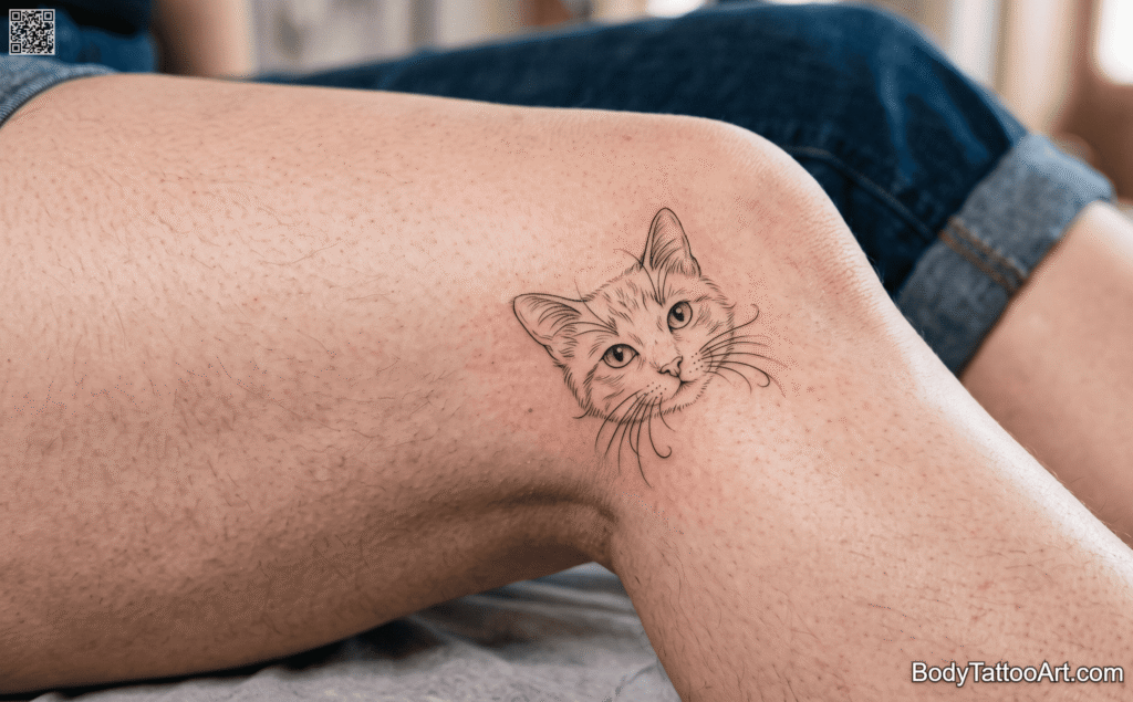 Fine Line Detailed Whisker Cat