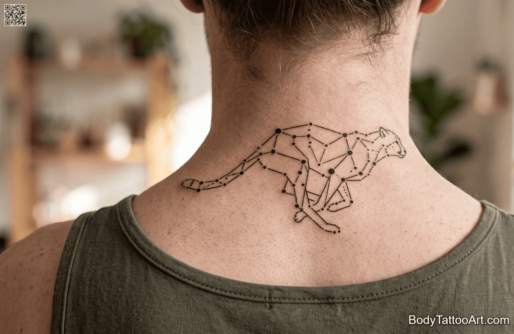 Constellation Cheetah Tattoos