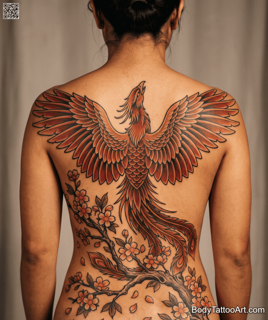 The Full Back Storm of Fire and Petals