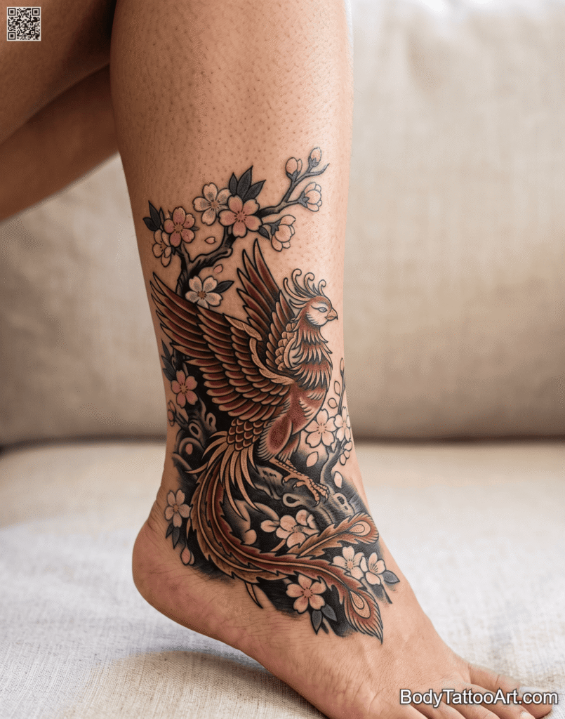 The Perched Phoenix on a Low Branch