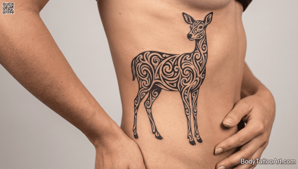 Tribal Deer Tattoos 