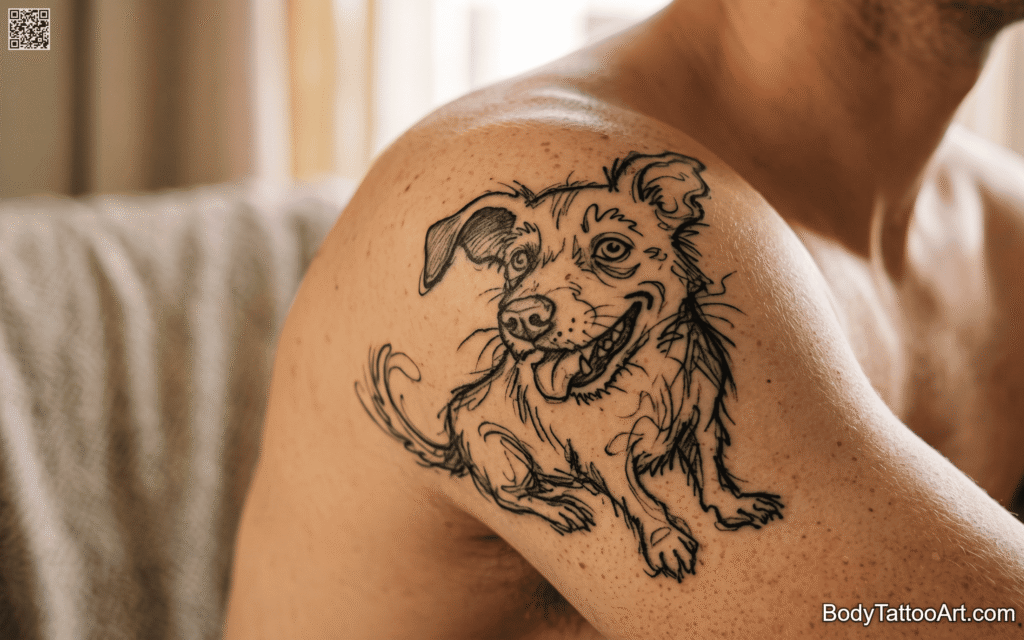 Big Doodle Mixed-Breed Rescue Dog