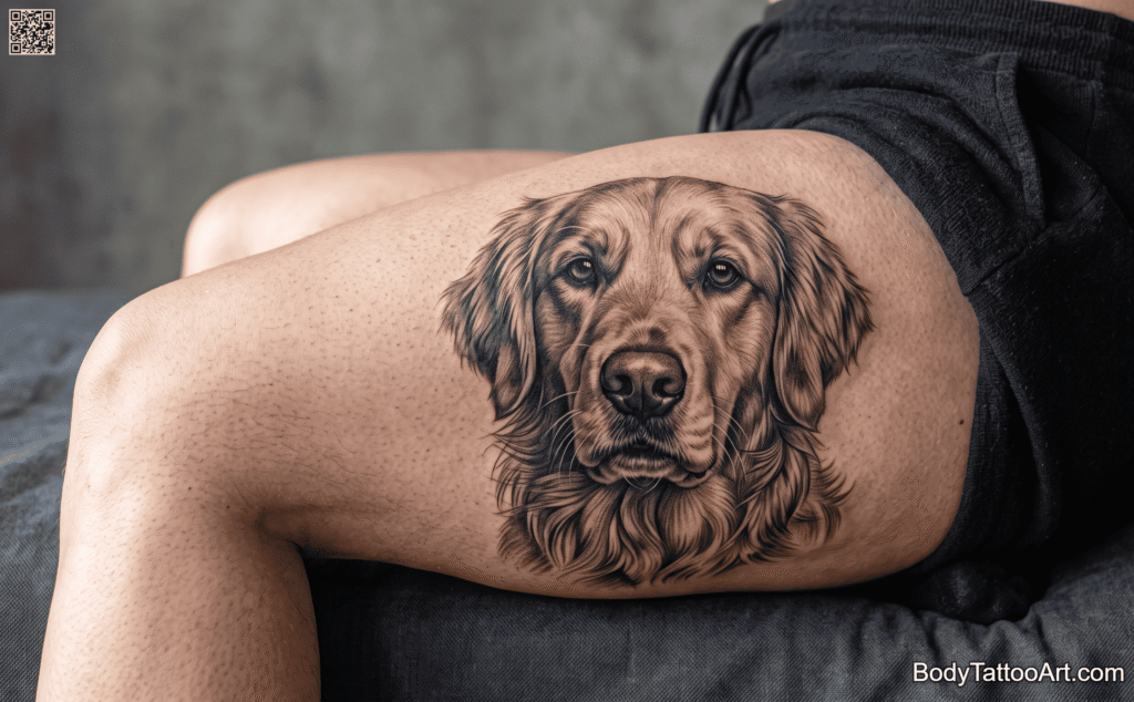 Photorealistic Dog Tattoos