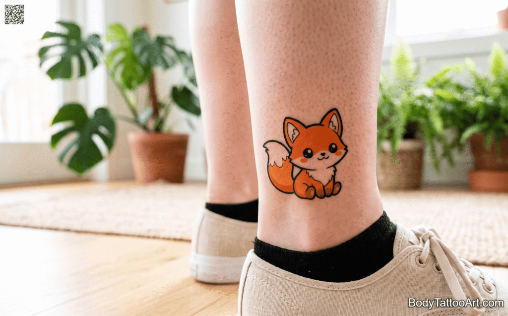Cartoon / chibi Fox Tattoos