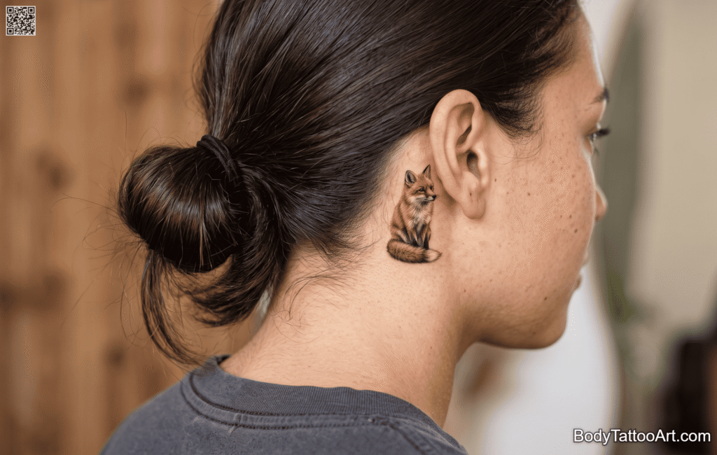 Micro-realism Fox Tattoos