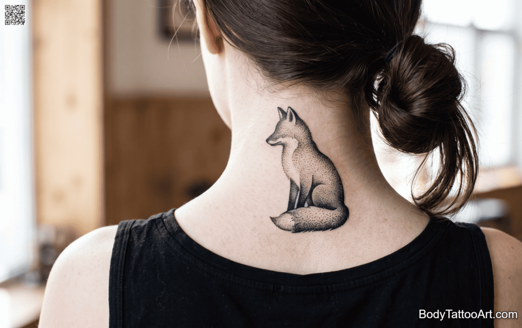 Dotwork / stippling Fox Tattoos