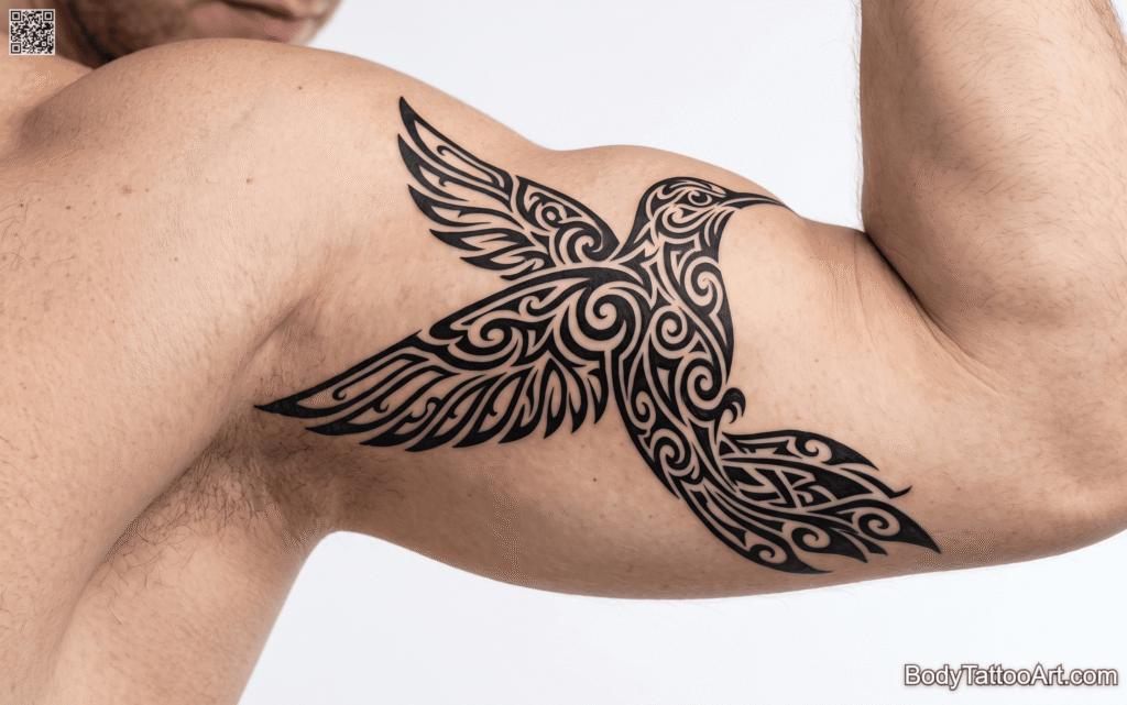 Tribal Pattern Hummingbird