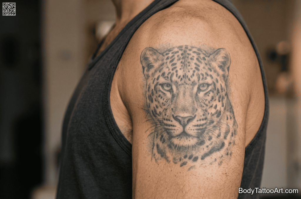 Vintage Leopard Tattoos