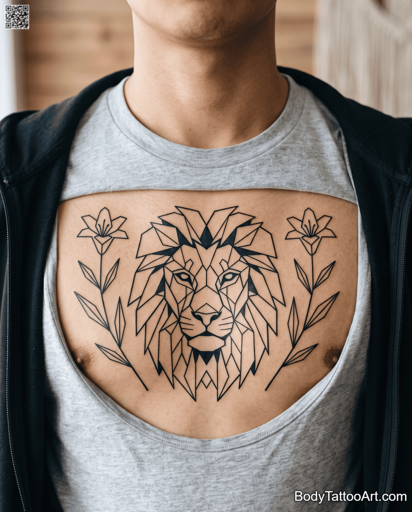 Watercolor with linework accents Lily With Lion Tattoos