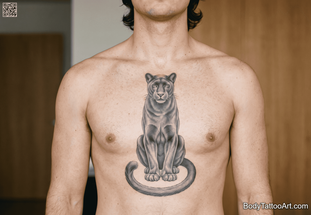 Realism Panther Tattoos 