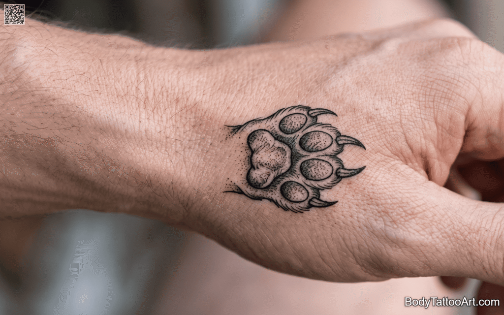Micro blackwork Panther Tattoos 