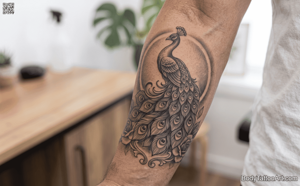  Chicano Style Fine Shading Peacock