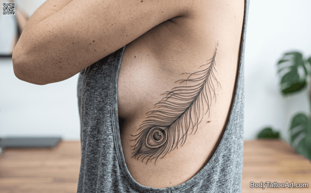 Delicate Feather Wrap