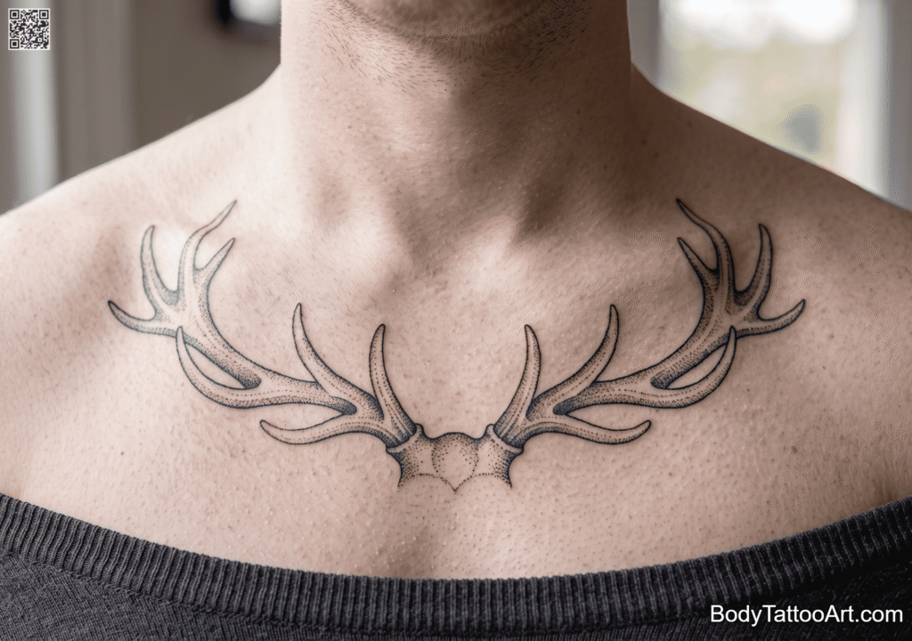 Dotwork Stag Tattoos