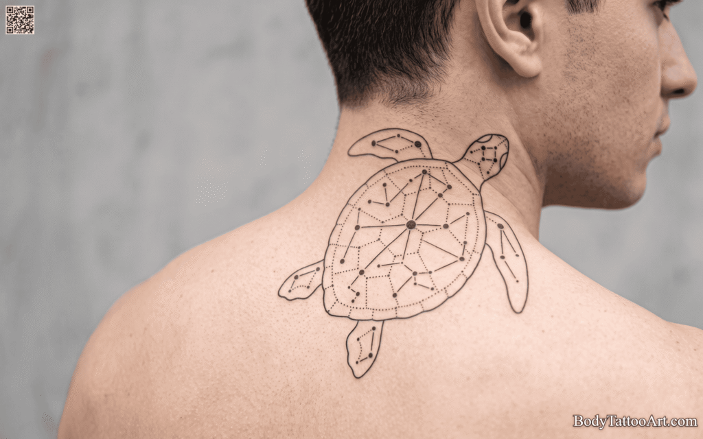 Turtle Constellation Tattoo