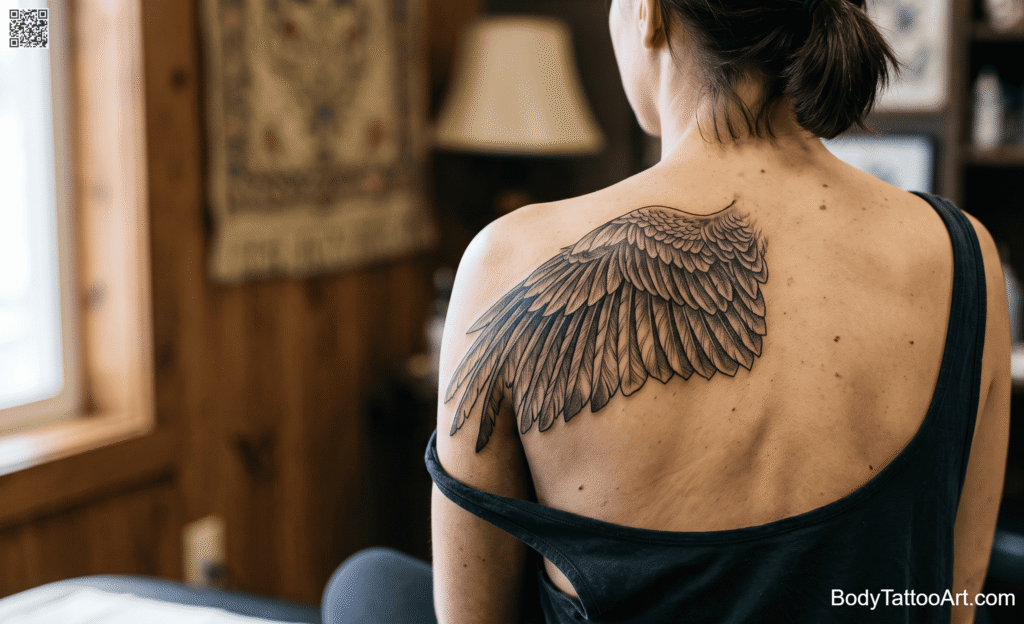 The Feather Detail Wing Study
