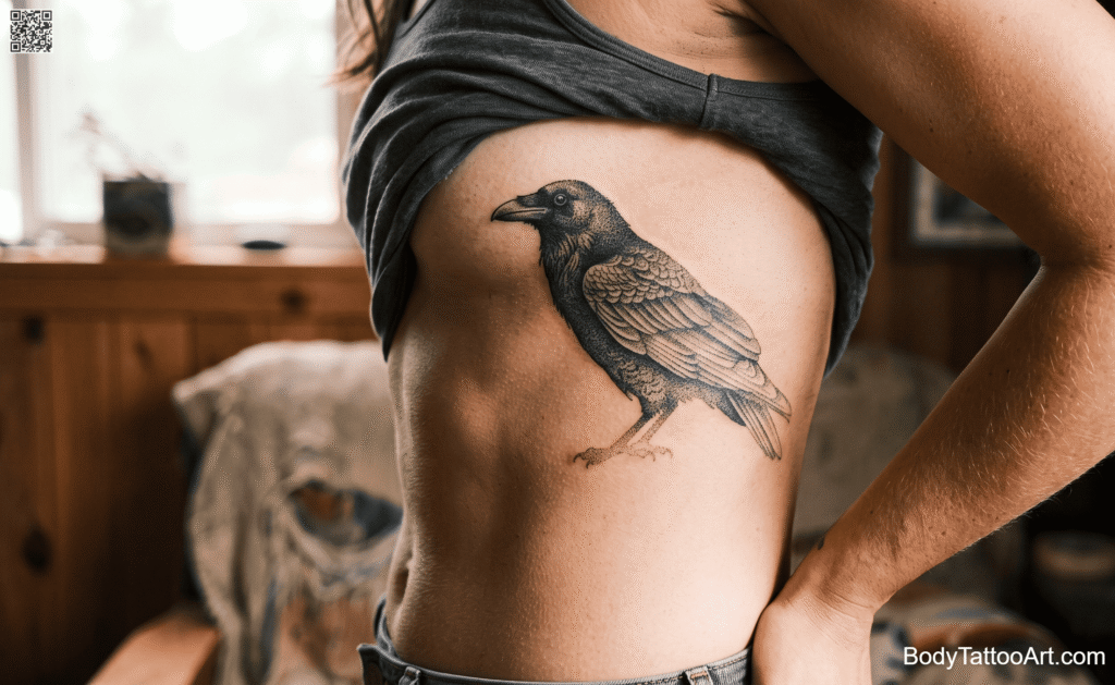 Dotwork Raven Tattoos