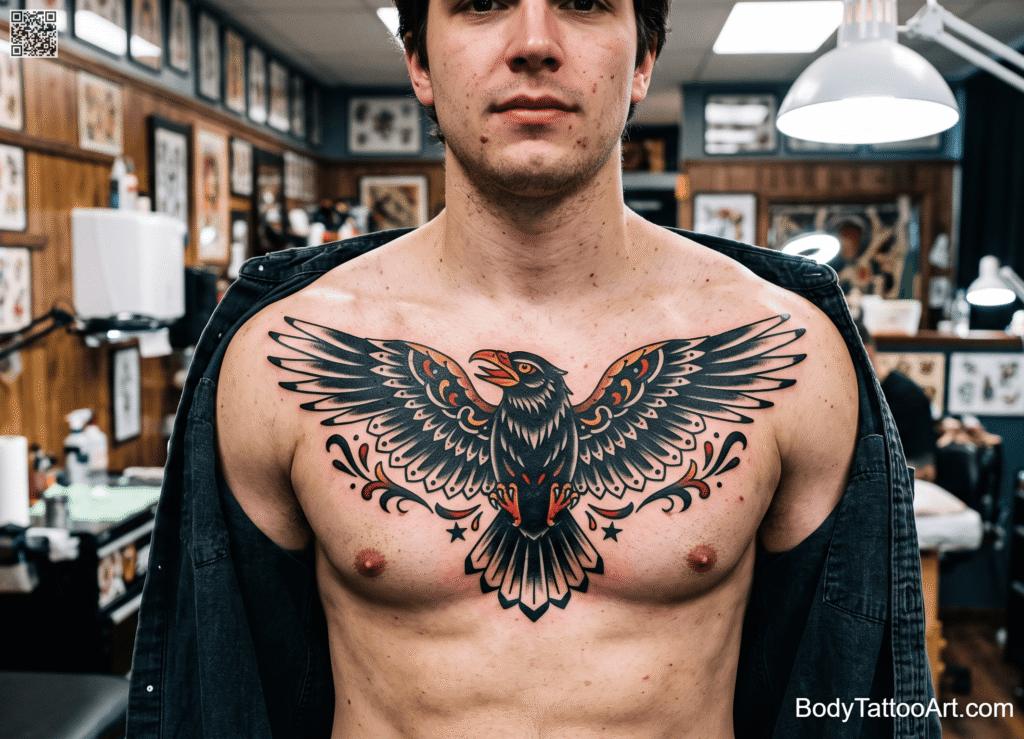 The Traditional American Raven Tattoos